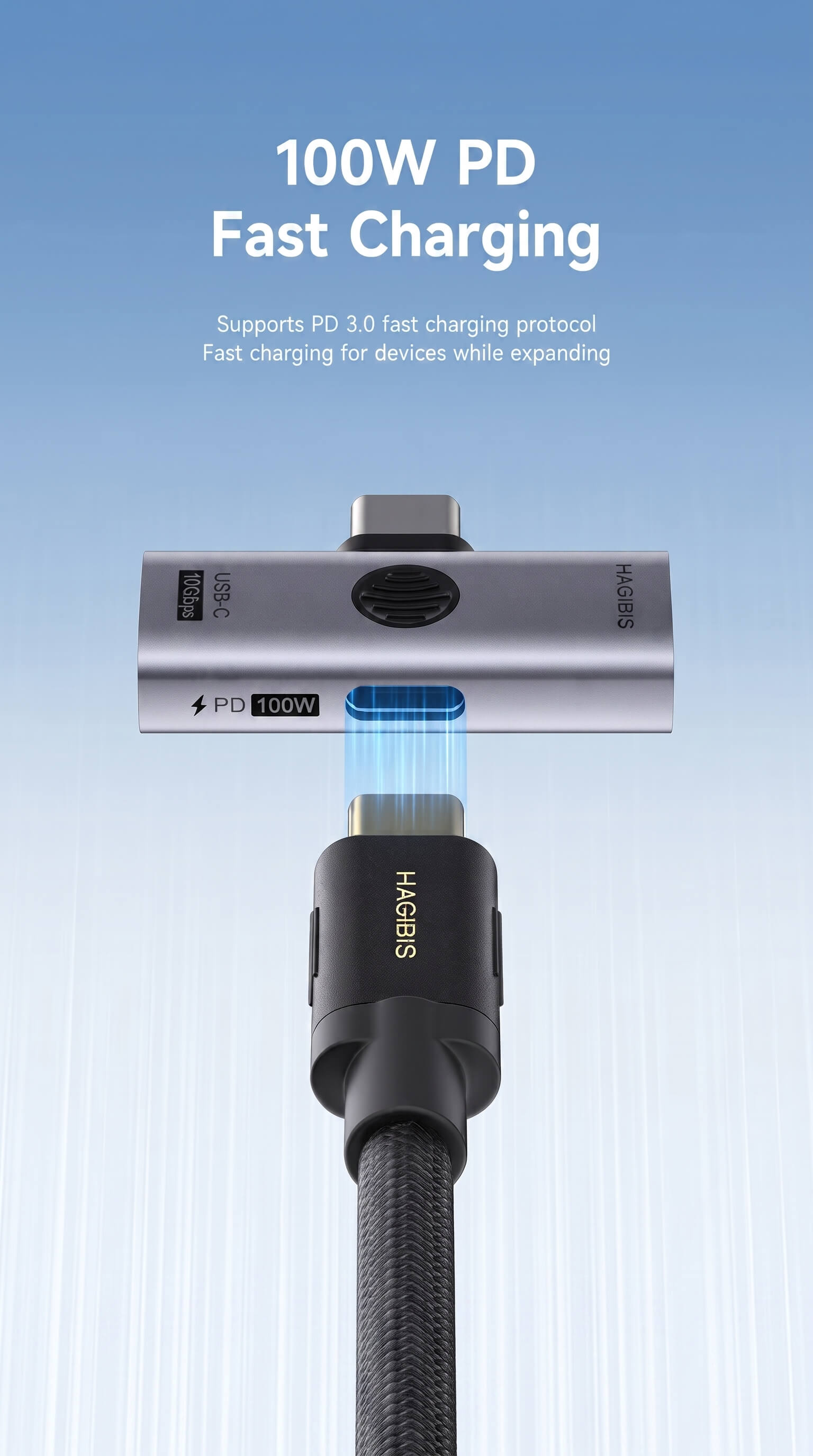 Haibeisi Type-C to OTG 1-to-2 USB