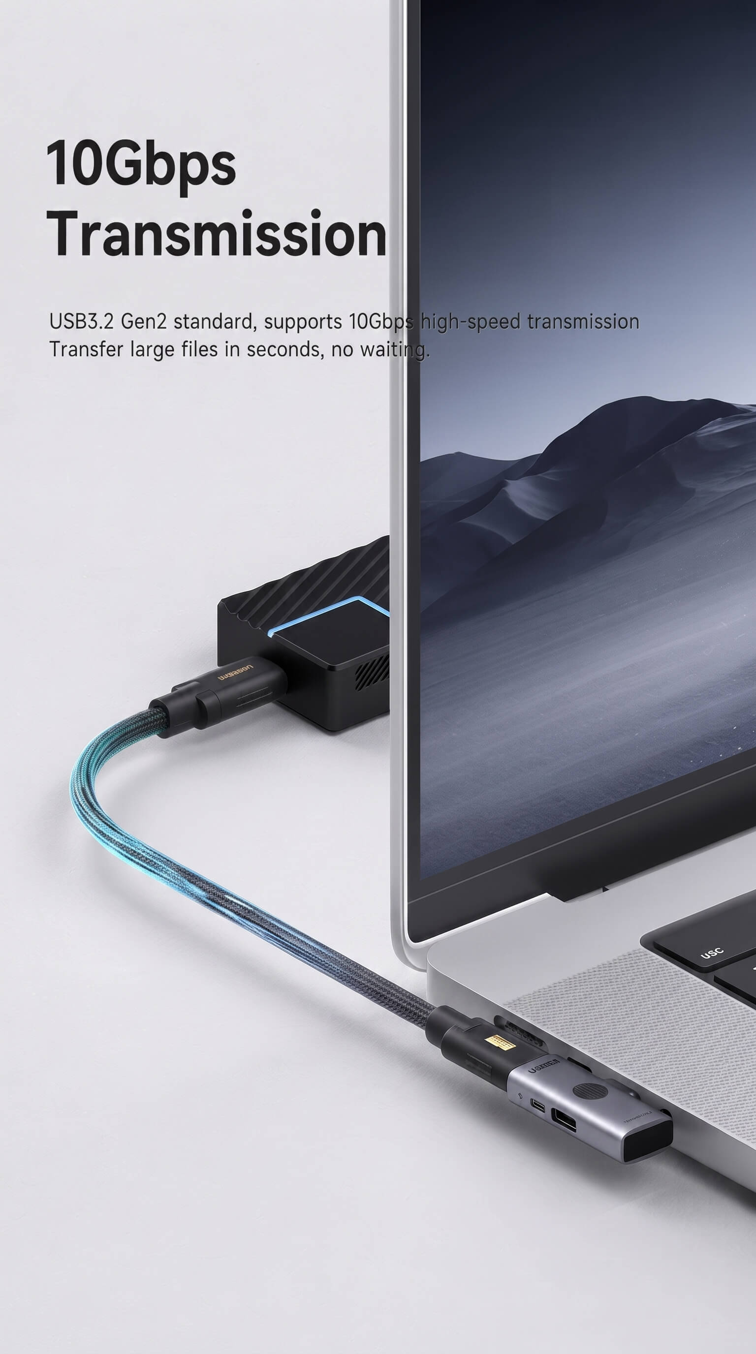Haibeisi Type-C to OTG 1-to-2 USB