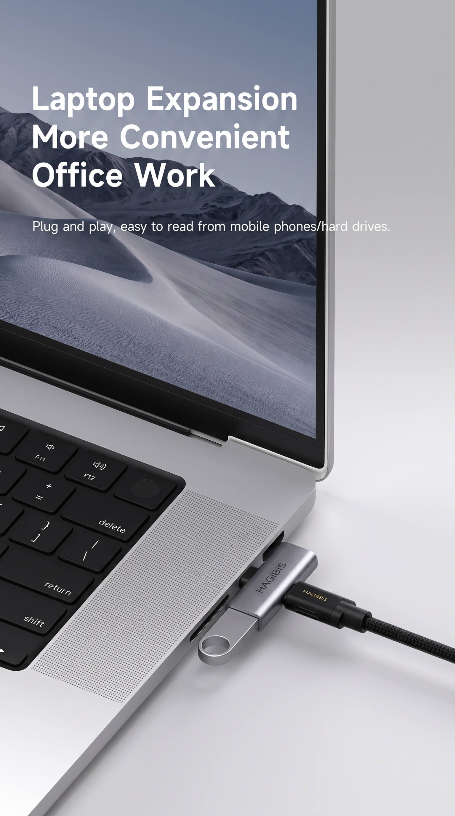 Haibeisi Type-C to OTG 1-to-2 USB