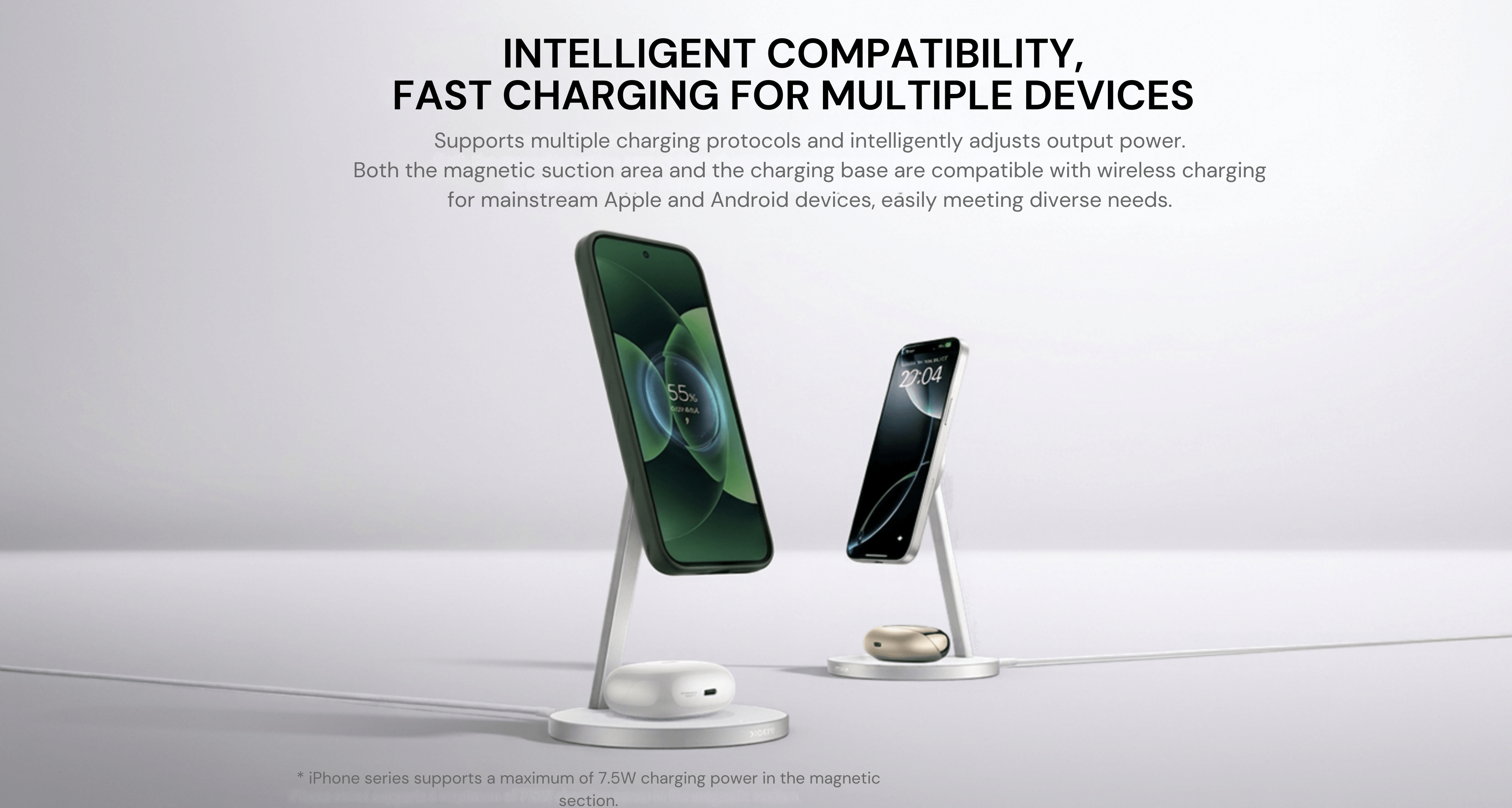 Xiaomi 2-in-1 Magnetic Wireless Charger 30W