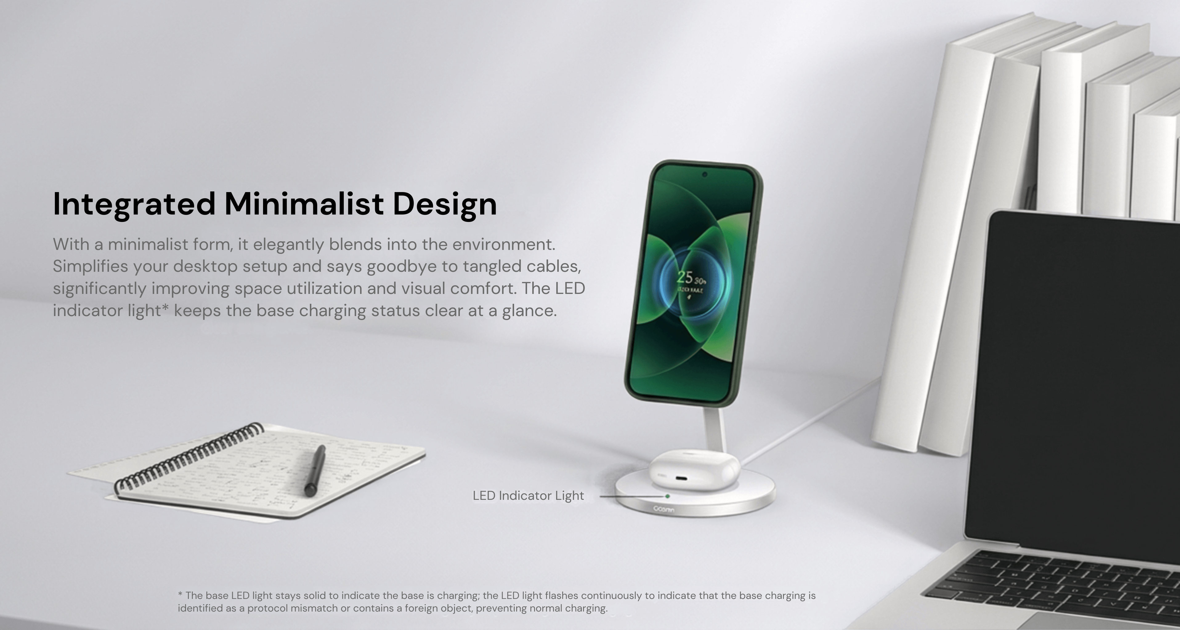 Xiaomi 2-in-1 Magnetic Wireless Charger 30W