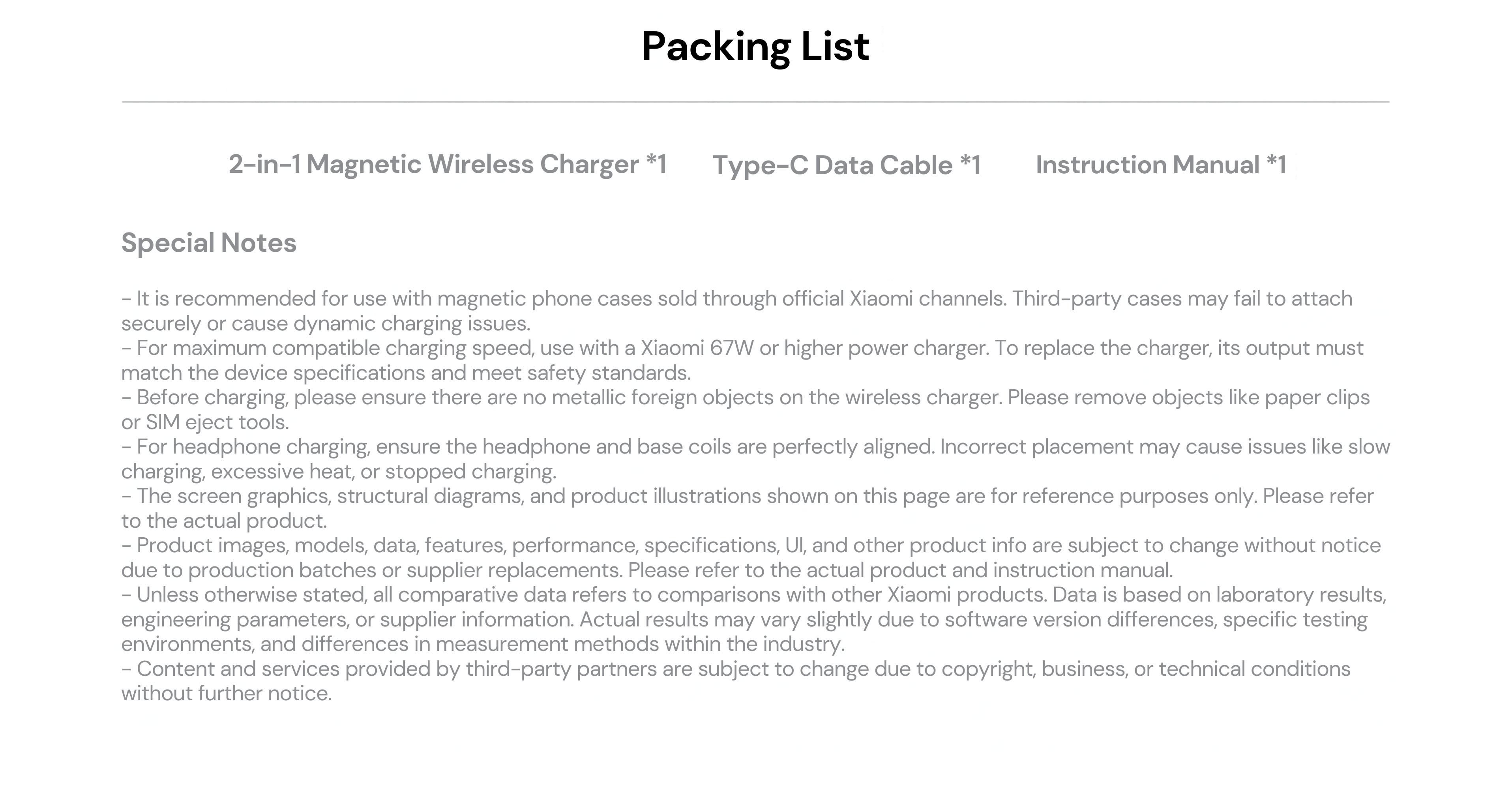 Xiaomi 2-in-1 Magnetic Wireless Charger 30W