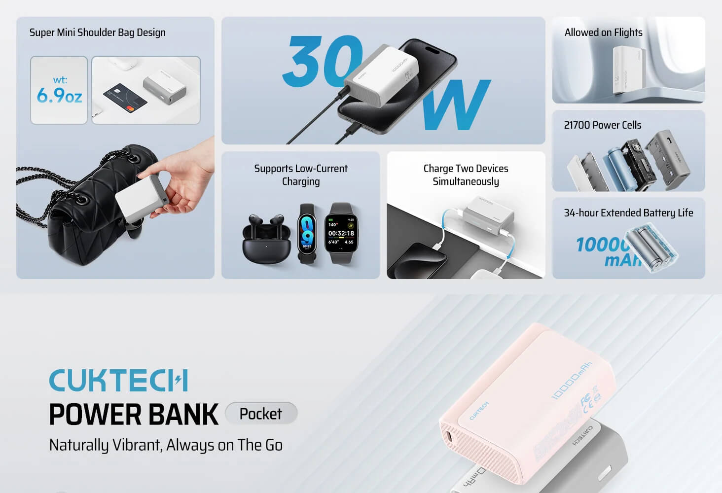 CUKTECH PB100S 30W Power Bank