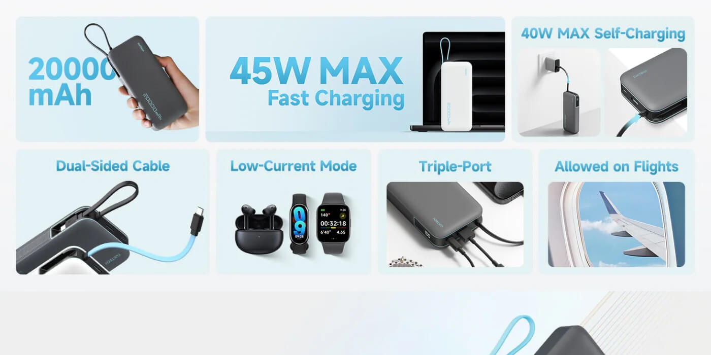 CUKTECH PB200N 20000mAh Power Bank