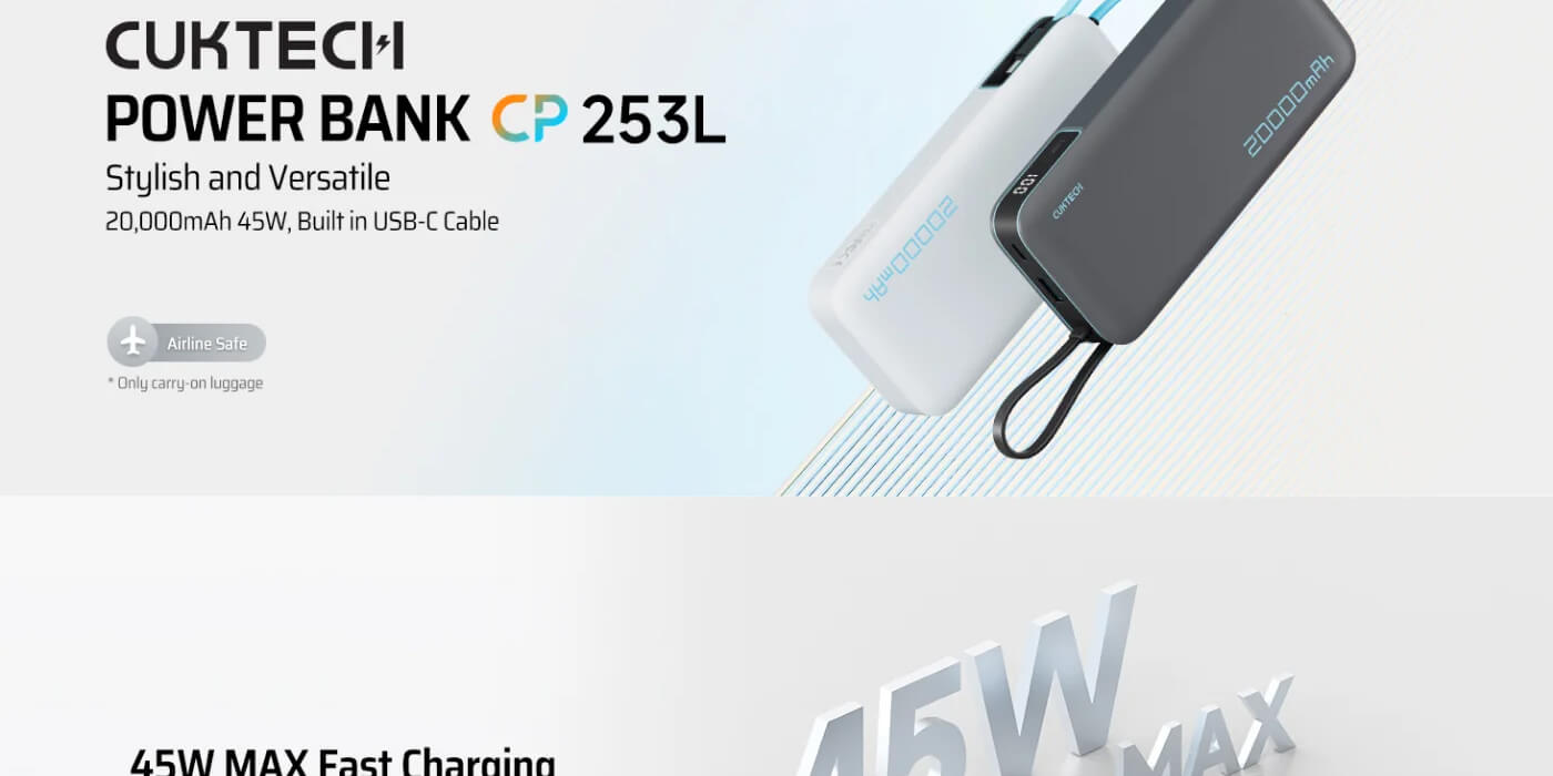 CUKTECH PB200N 20000mAh Power Bank