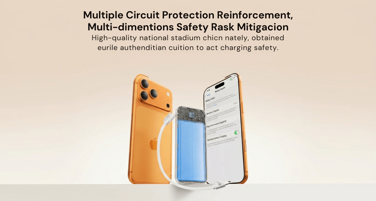 Speed-Up Power Bank with Built-in Cable 10000mAh 22.5W