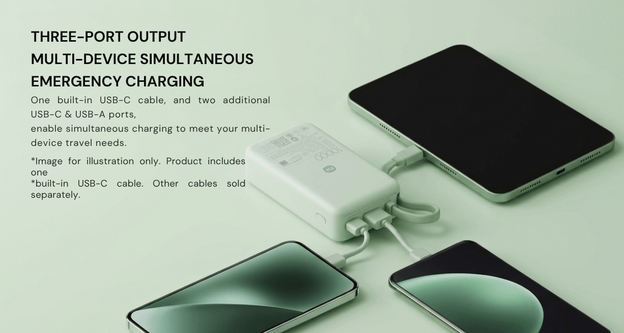 Xiaomi built-in screen display power bank 10000 45W