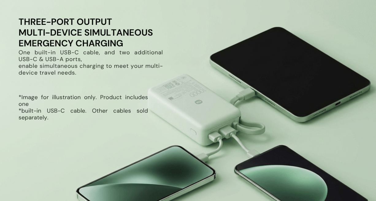 Xiaomi built-in screen display power bank 10000 45W