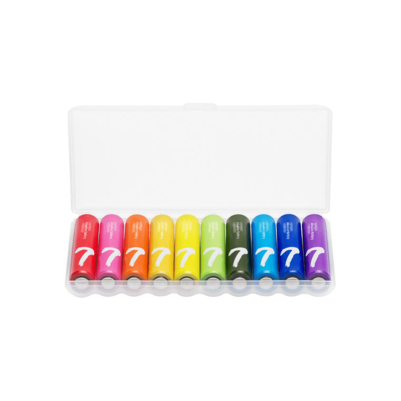 CUKTECH AAA Rainbow Alkaline Battery 10-Pack 