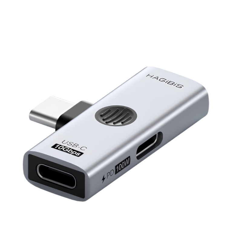 Hagibis Type-C to OTG 2 in 1 OTG Adapter C to C + PD Power Supply 