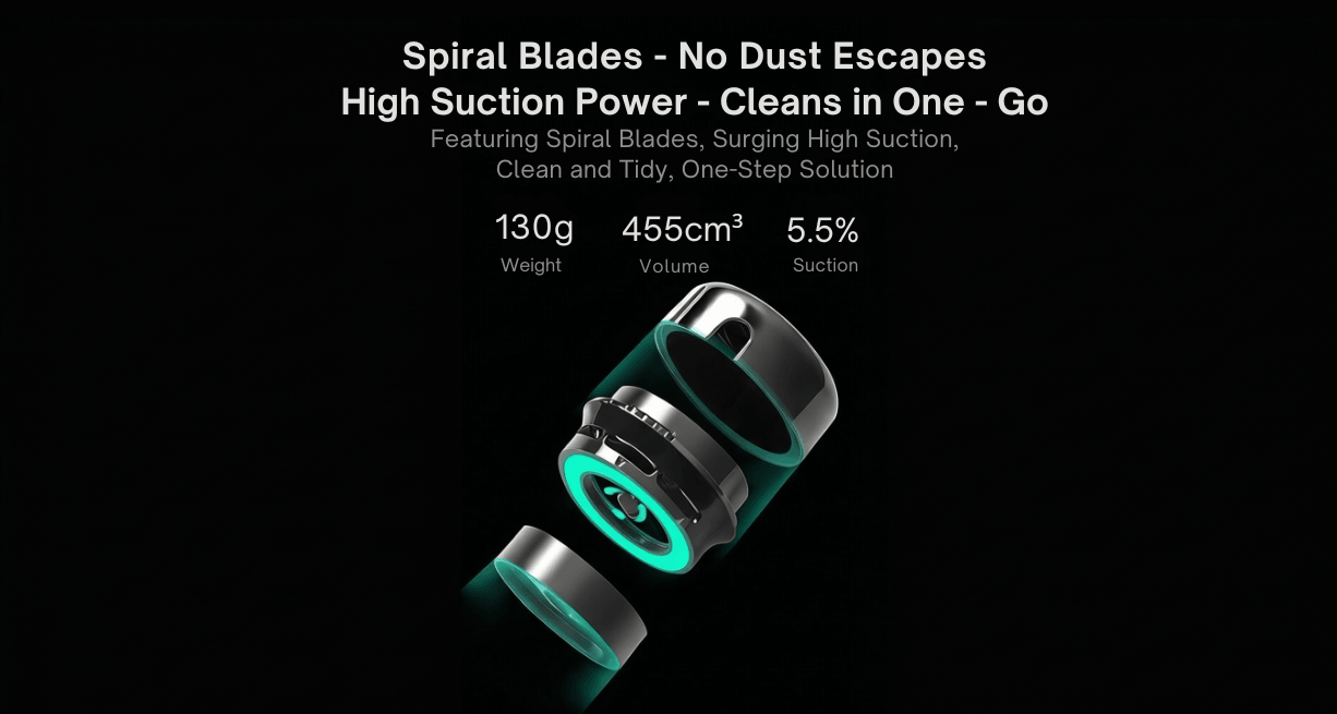 Desktop Cleaner Mini Paper Scrap Vacuum