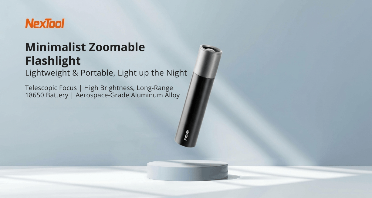 Natto Minimalist Zoom Flashlight