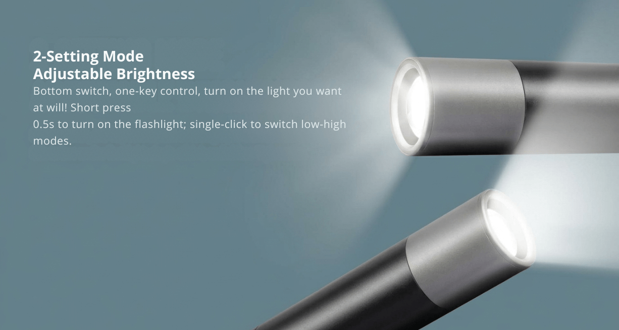 Natto Minimalist Zoom Flashlight