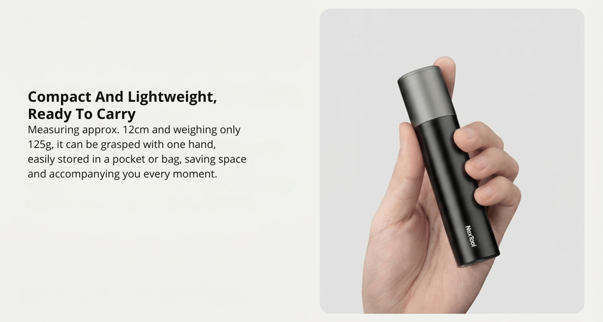 Natto Minimalist Zoom Flashlight