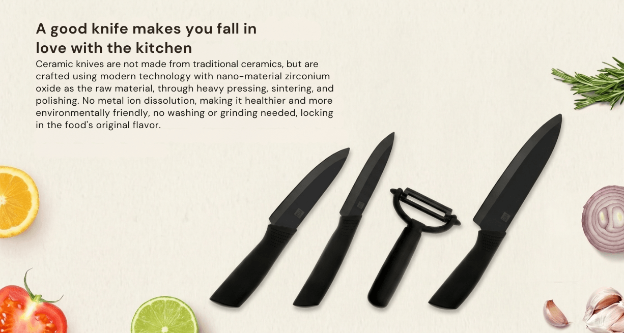 Xiaomi HuoHou Nano Ceramic Knife Set