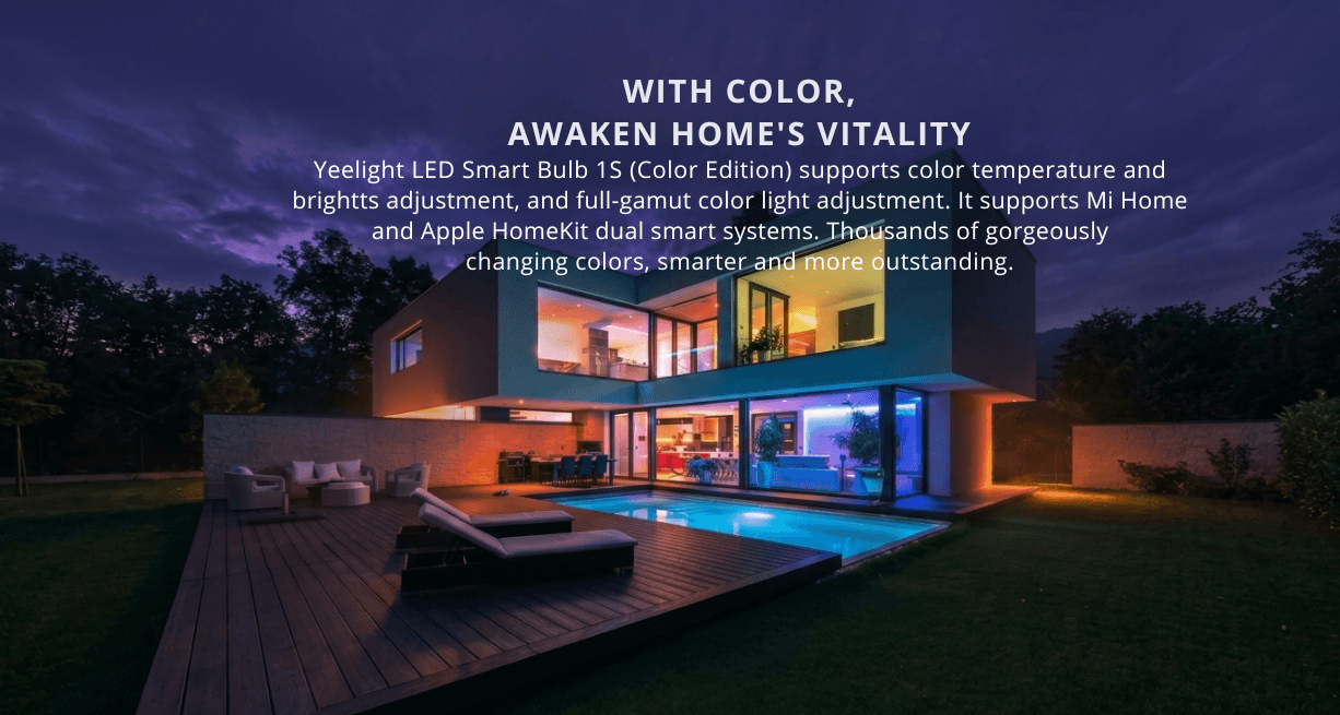 Yeelight Smart LED Bulb 1S Color