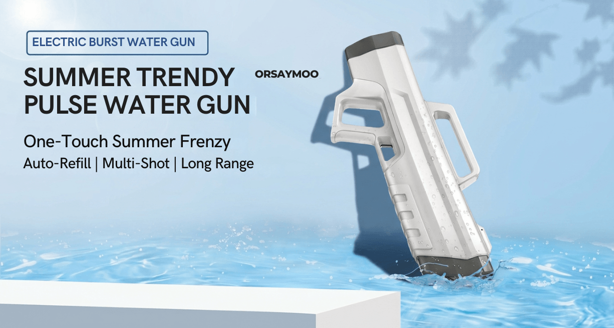 Automatic Water Absorbent Pulse Water Gun Children's Toy