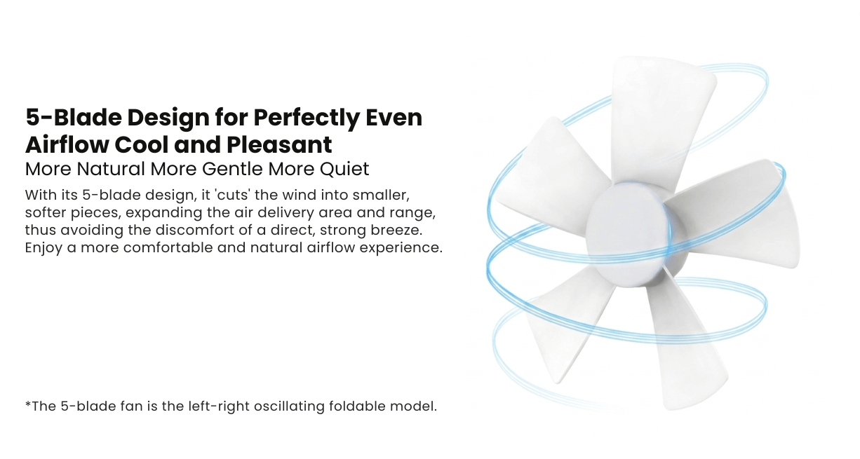 JIPIN instant folding storage fan