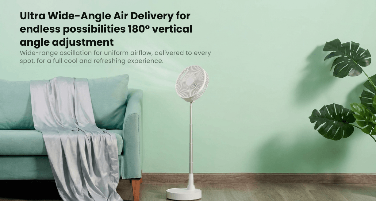 JIPIN instant folding storage fan