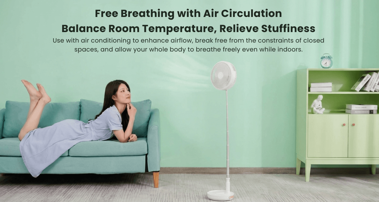 JIPIN instant folding storage fan