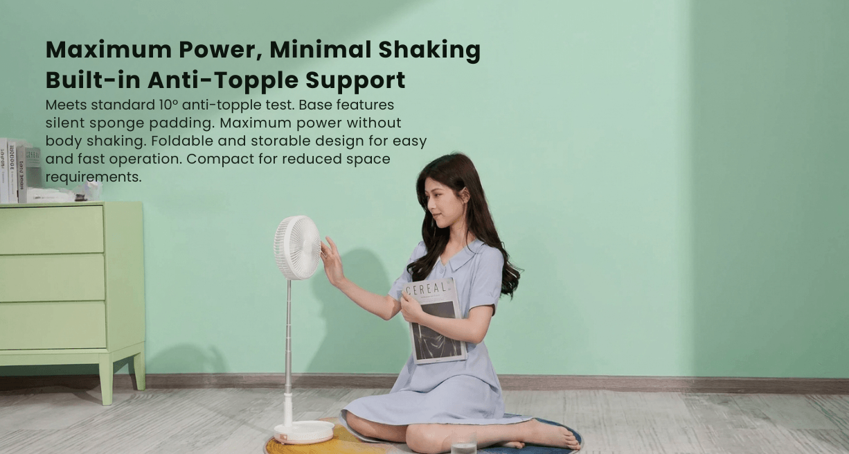 JIPIN instant folding storage fan