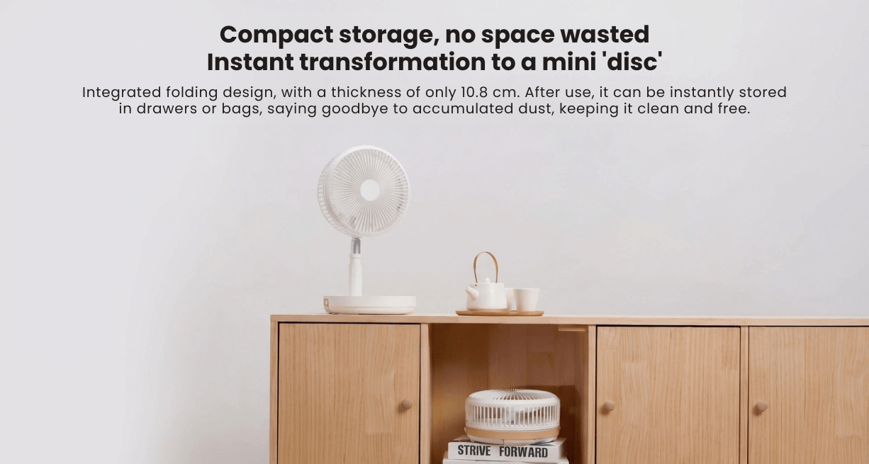 JIPIN instant folding storage fan