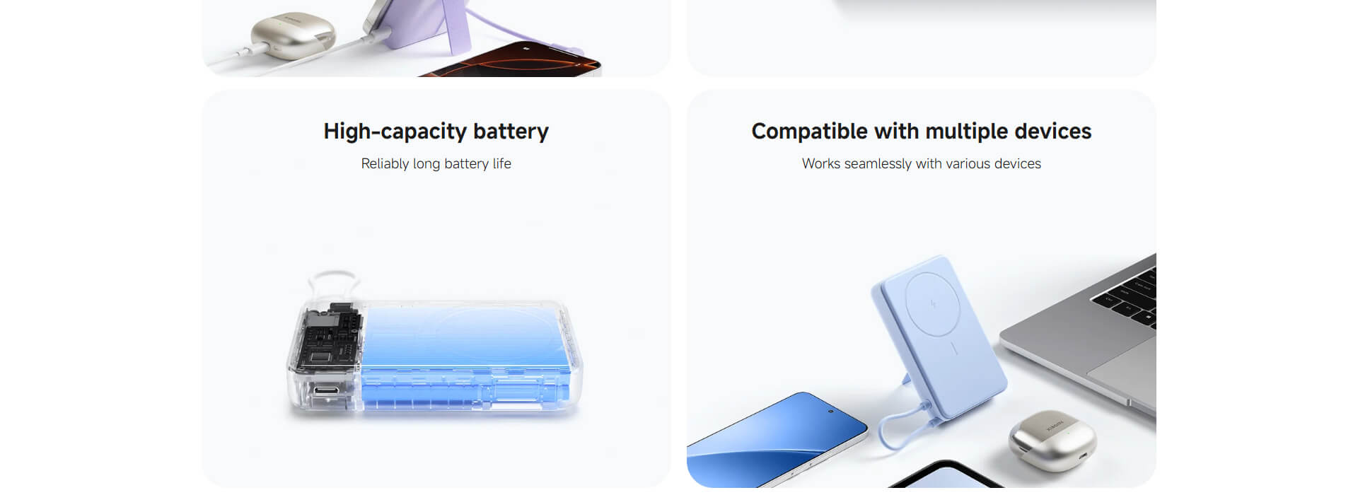 Xiaomi Magnetic Power Bank 10000 with Built-in Stand