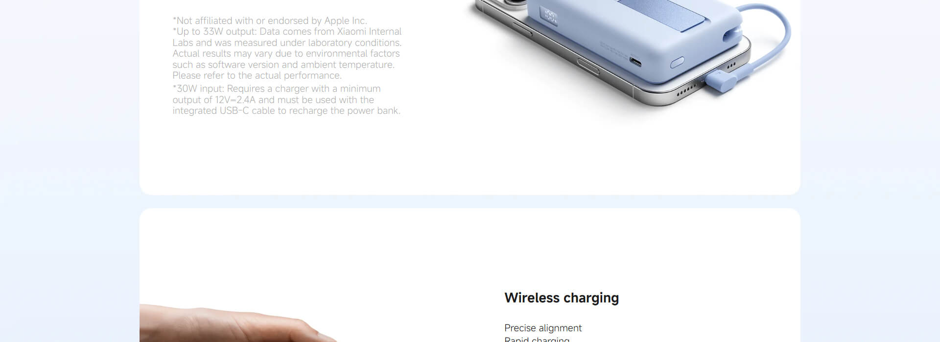 Xiaomi Magnetic Power Bank 10000 with Built-in Stand