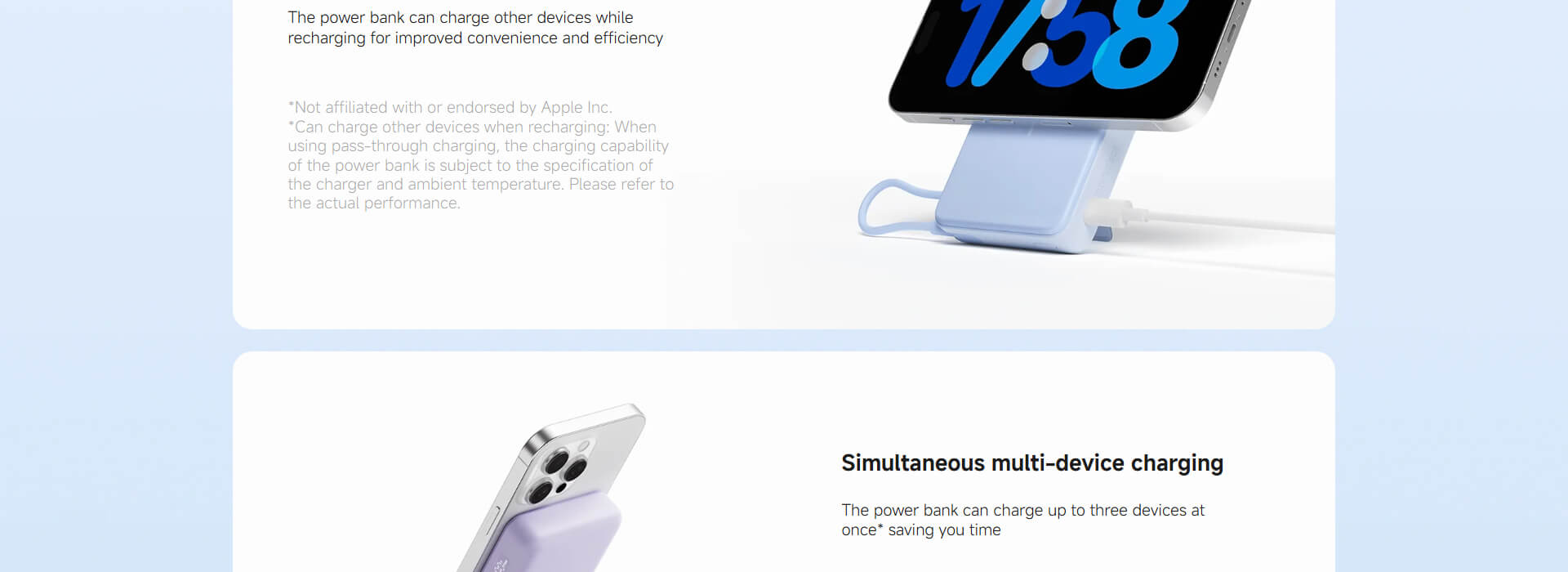 Xiaomi Magnetic Power Bank 10000 with Built-in Stand