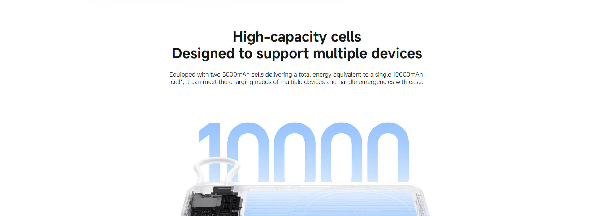 Xiaomi Magnetic Power Bank 10000 with Built-in Stand