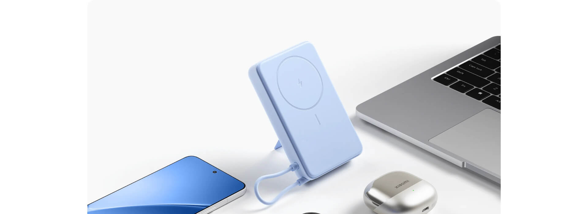 Xiaomi Magnetic Power Bank 10000 with Built-in Stand