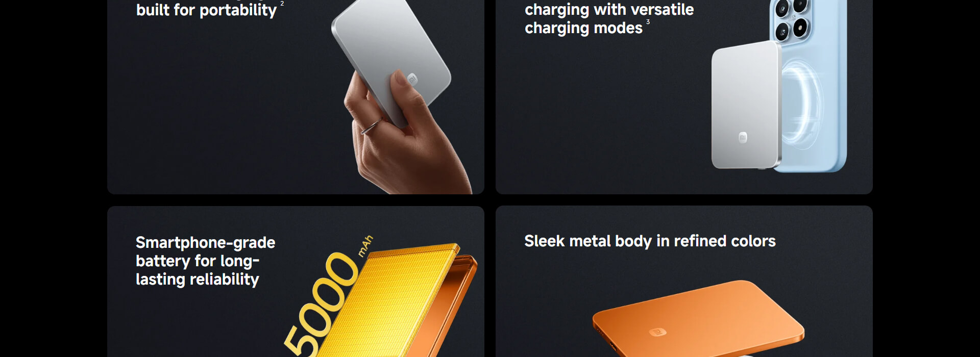 Xiaomi Magnetic Ultra-thin 5000mAh 15W Power Bank