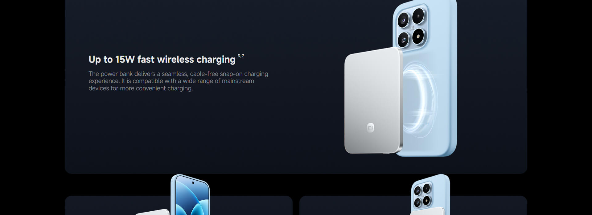 Xiaomi Magnetic Ultra-thin 5000mAh 15W Power Bank