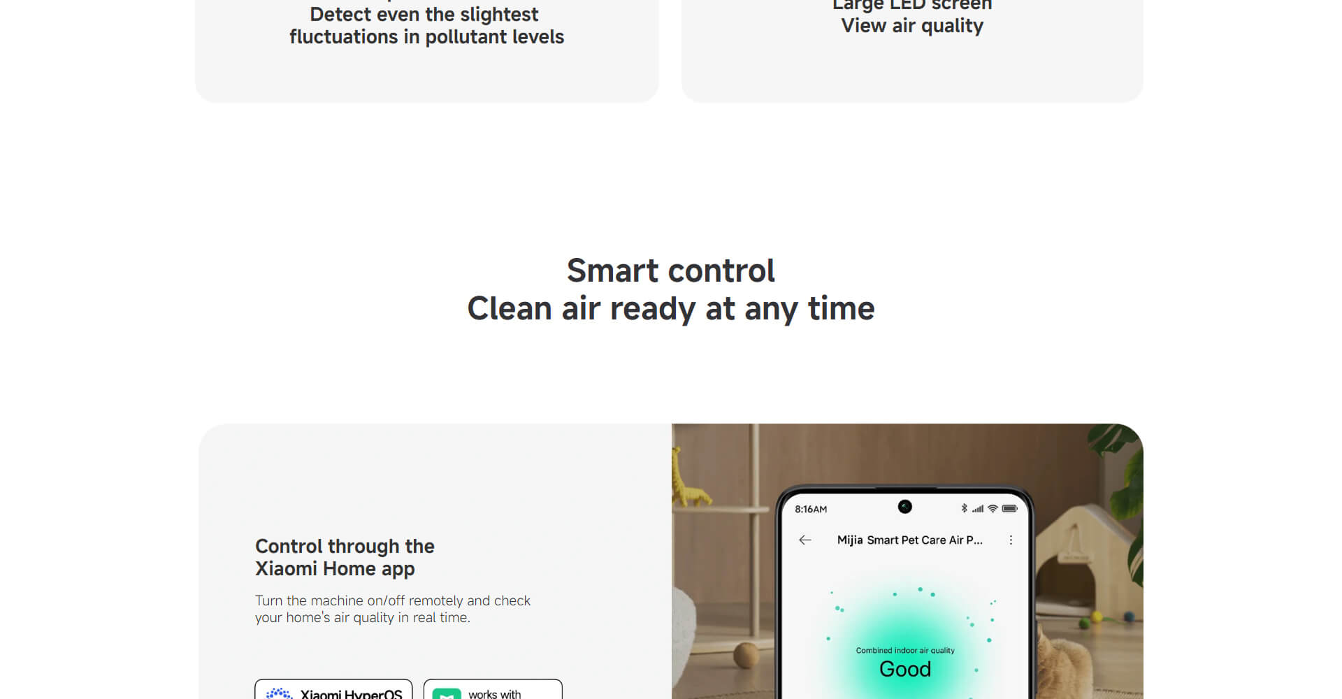 Xiaomi Smart Pet Care Air Purifier