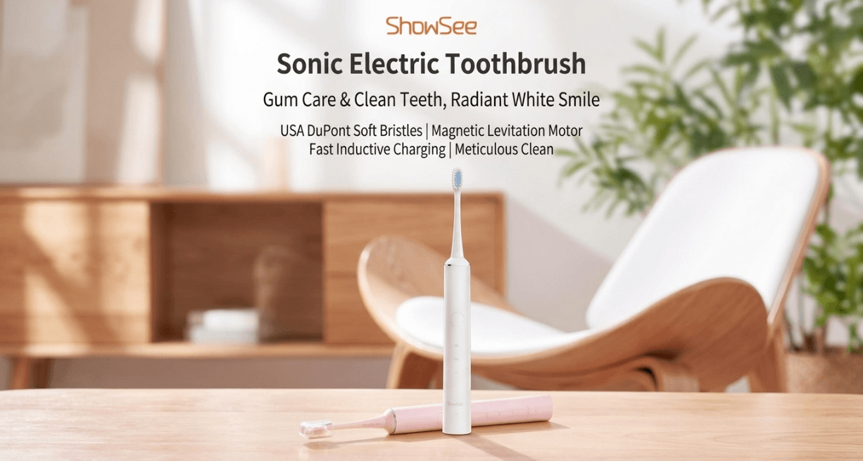 Showsee Small Sound Wave Electric Toothbrush