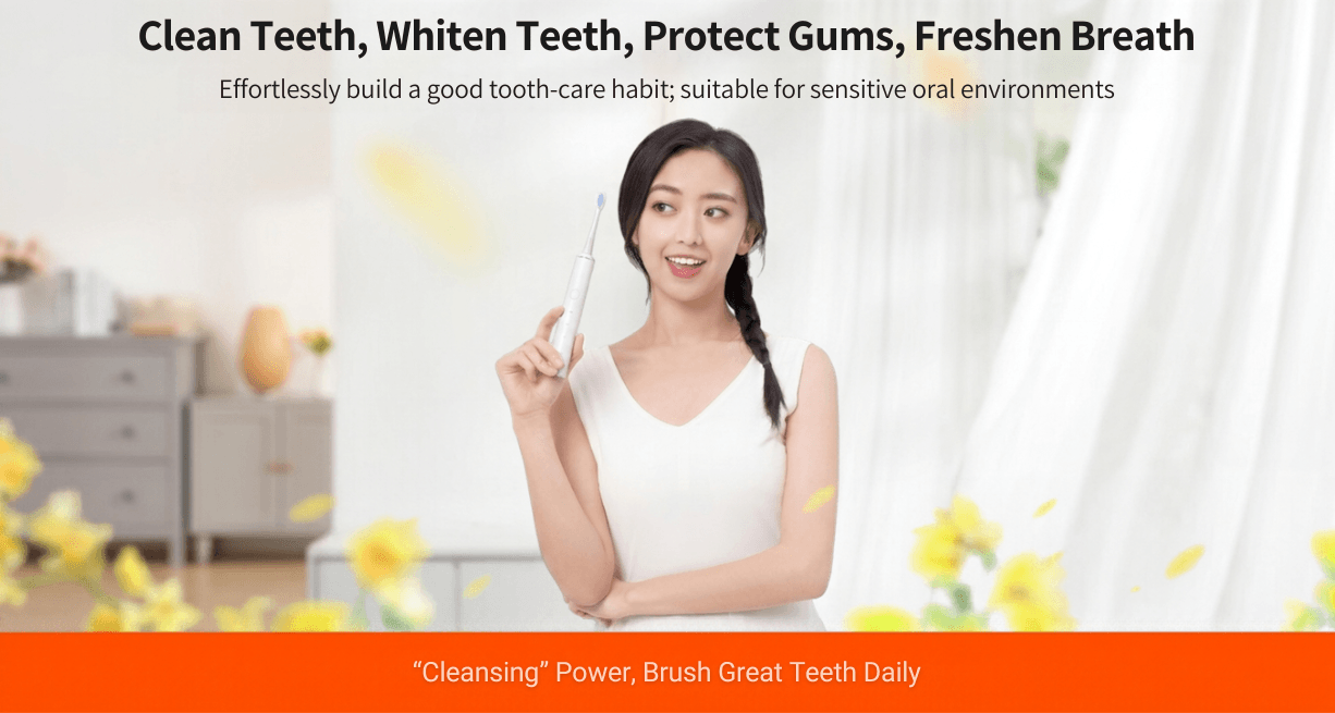 Showsee Small Sound Wave Electric Toothbrush