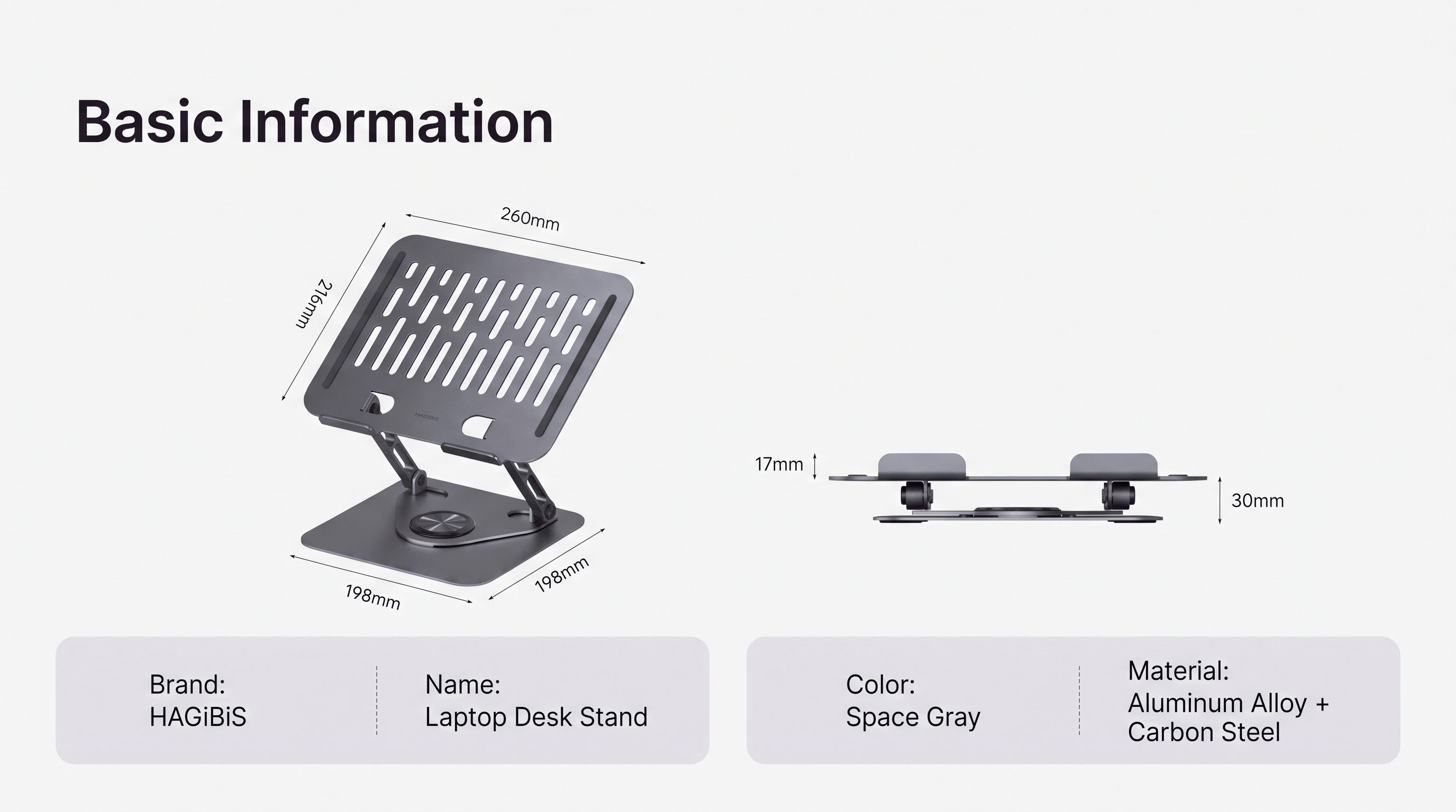 Haibeisi Laptop Stand