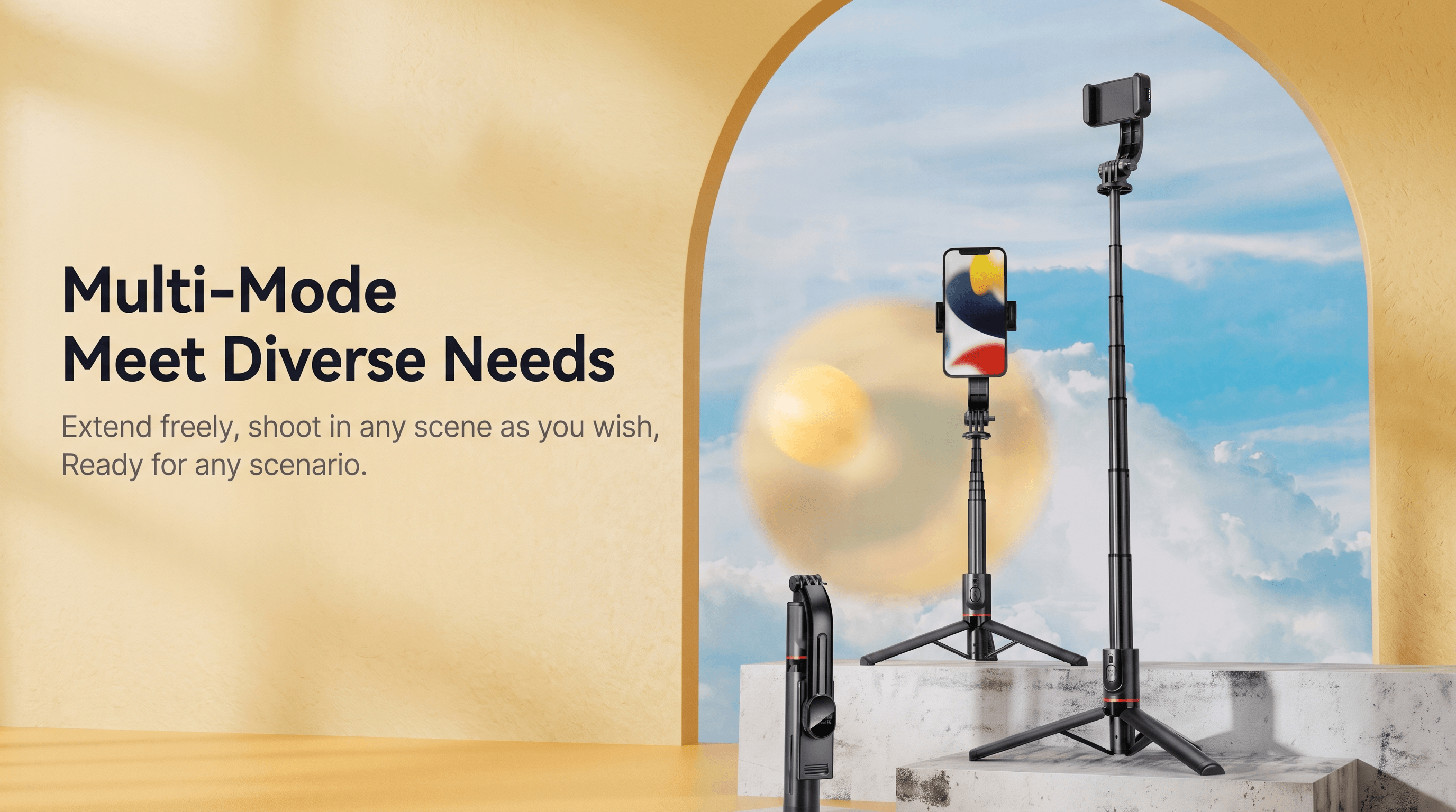 L12 Selfie Stick Tripod 360