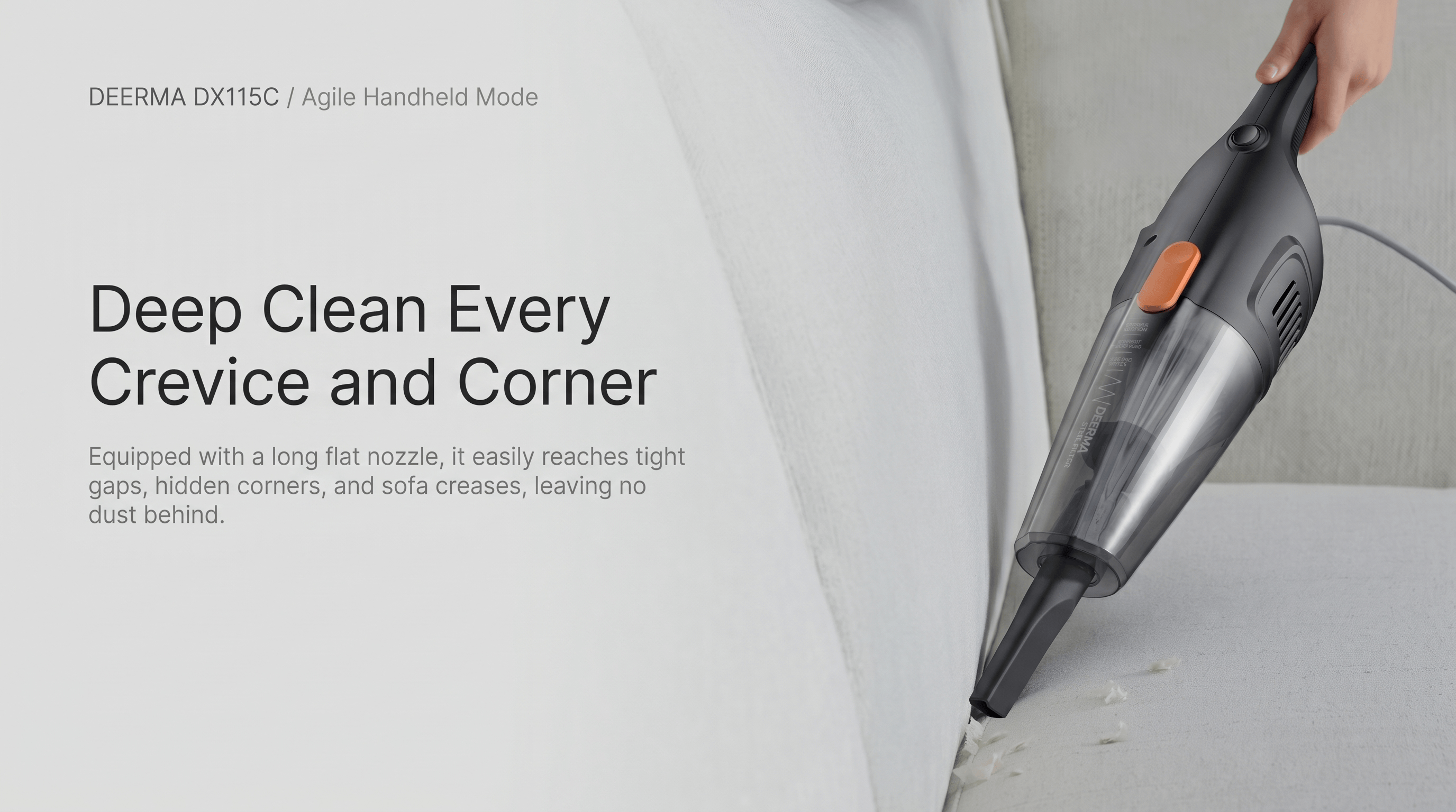 Deerma DX115C Handheld Corded Vacuum Cleaner