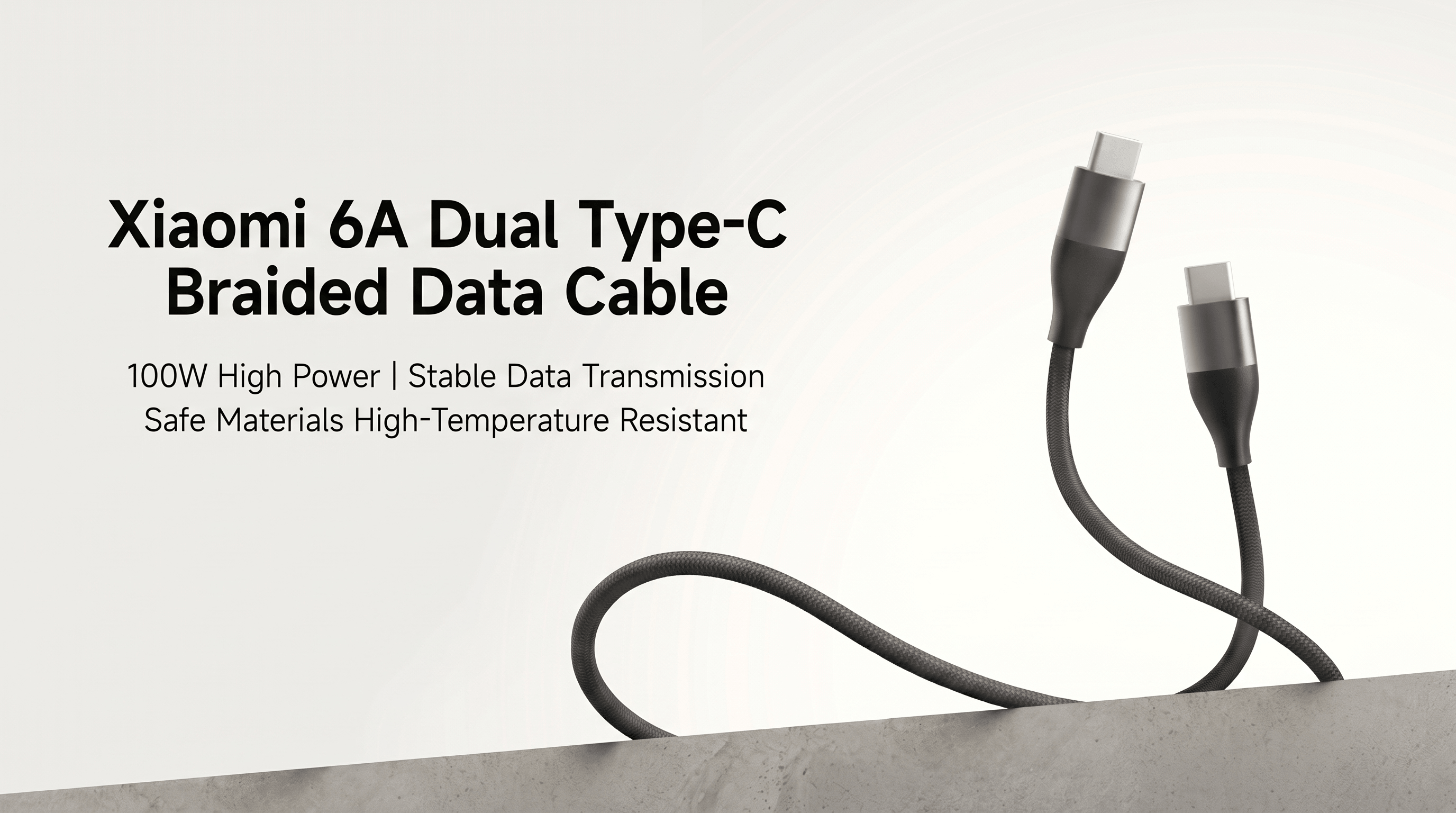 Xiaomi 6A Dual Type-C Braided Data Cable