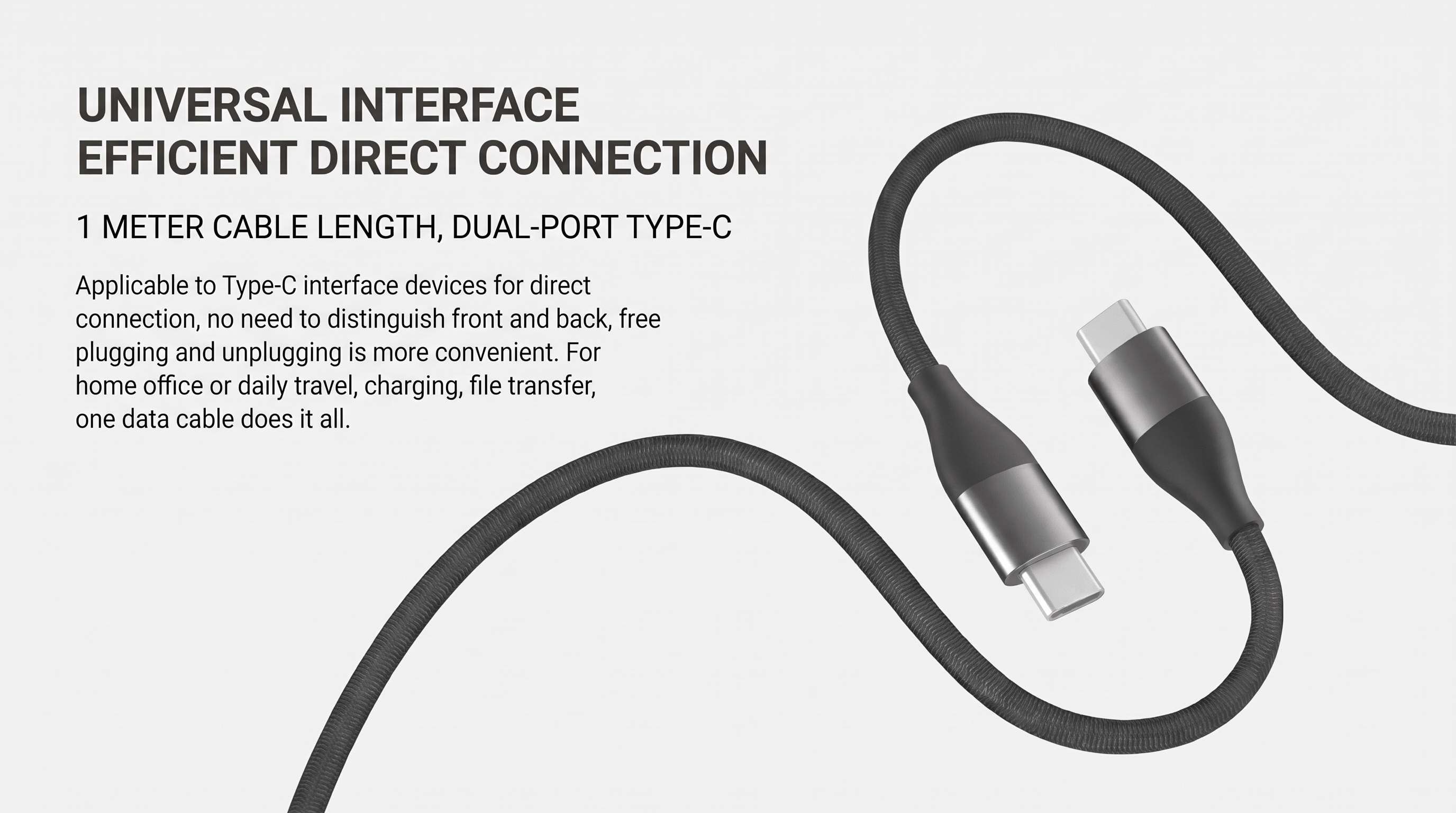 Xiaomi 6A Dual Type-C Braided Data Cable