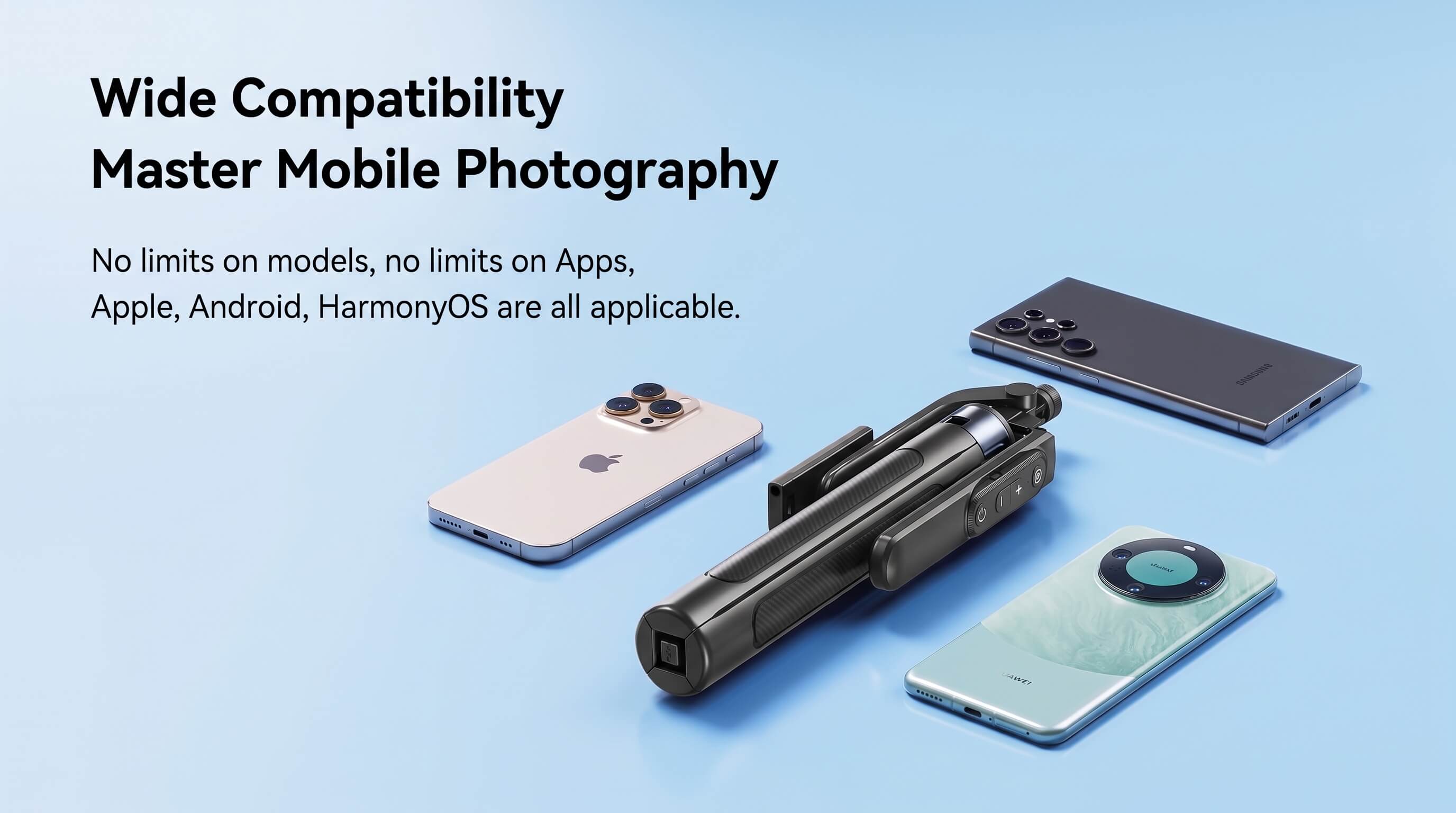 Diudiu Portable Floor Selfie Stick