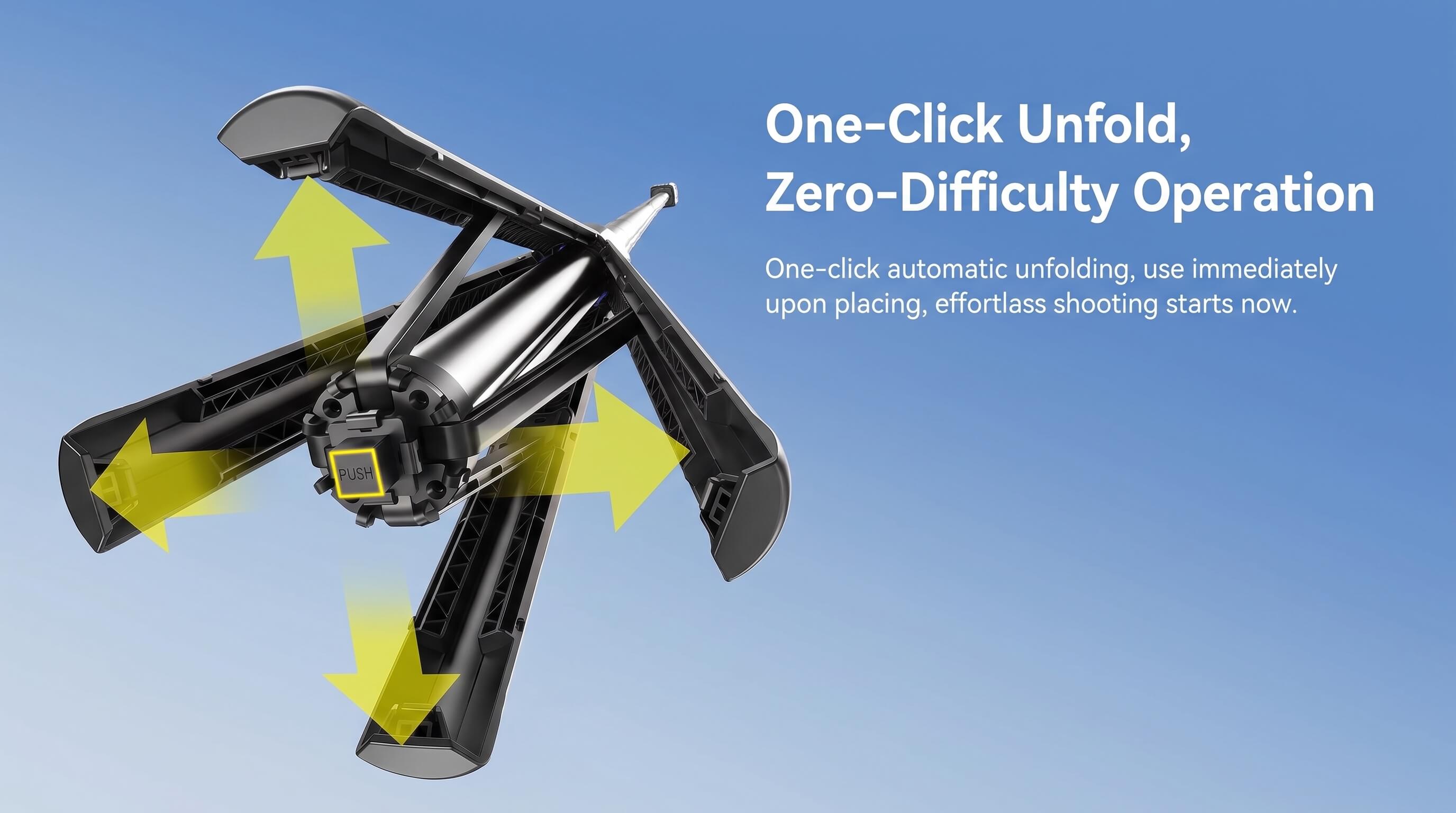 Diudiu Portable Floor Selfie Stick