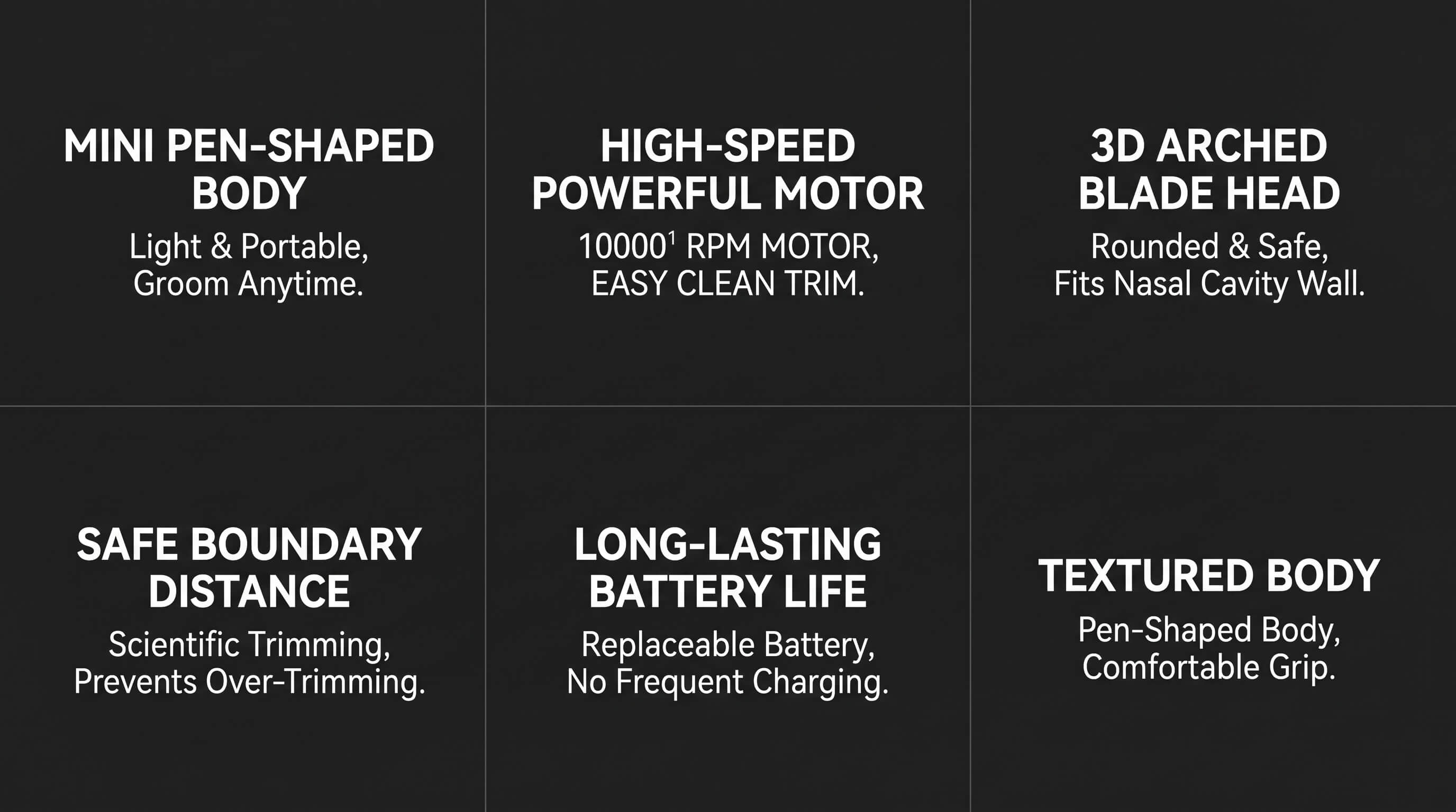 DOCO LAB Electric Nose Hair Trimmer