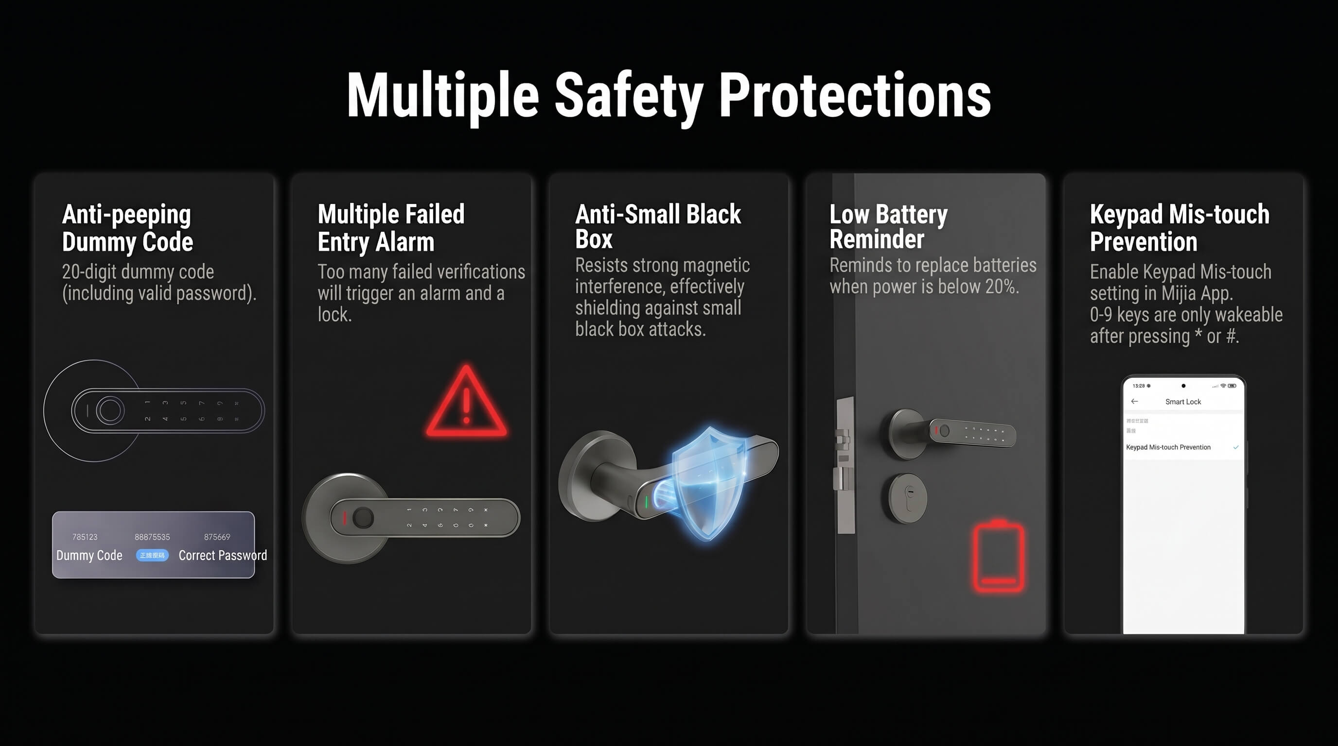 Arkfish Smart Door Lock S5 Pro Single-Lock