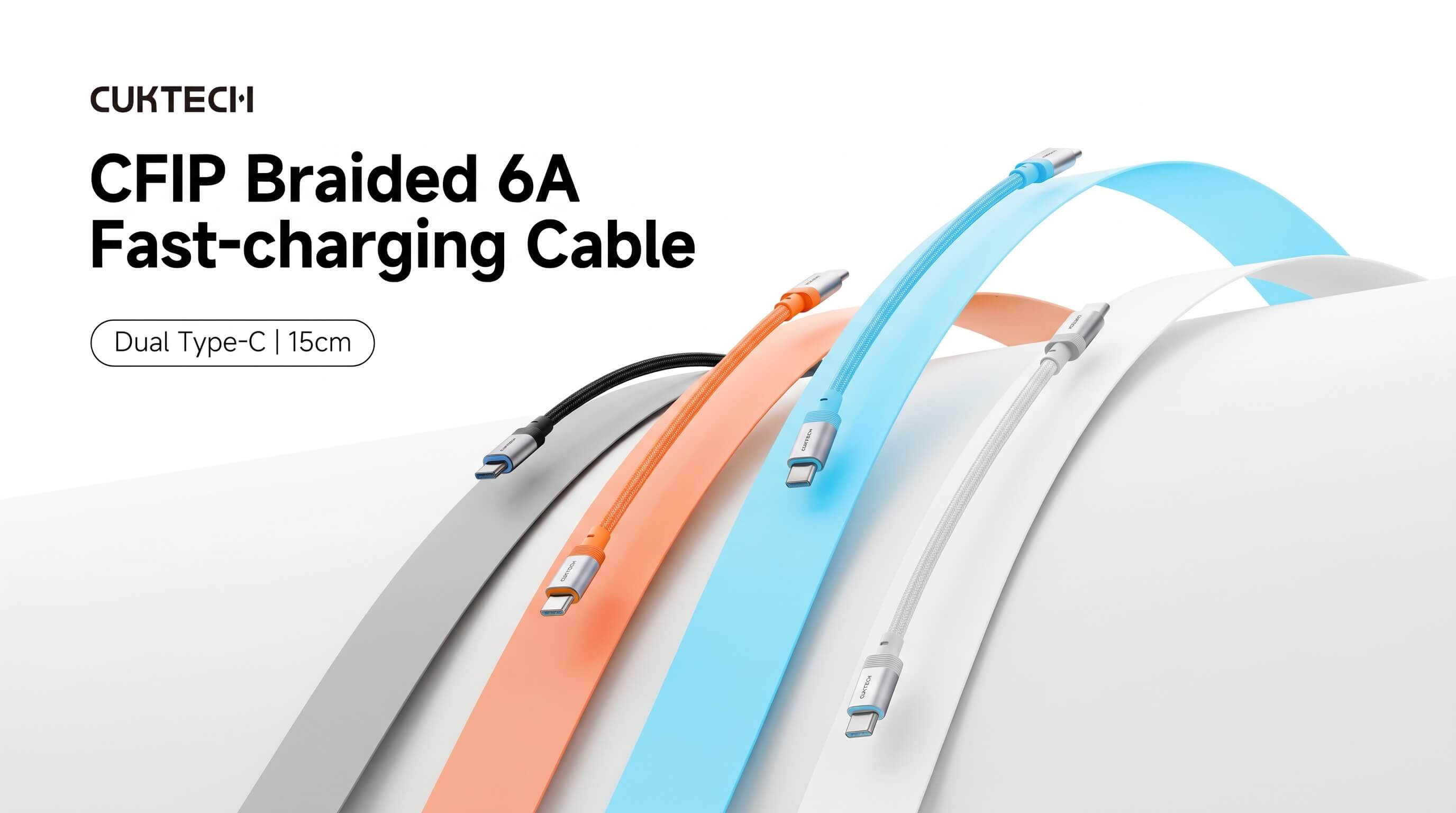 CUKTECH CP Braided 6A Fast Charging Data Cable