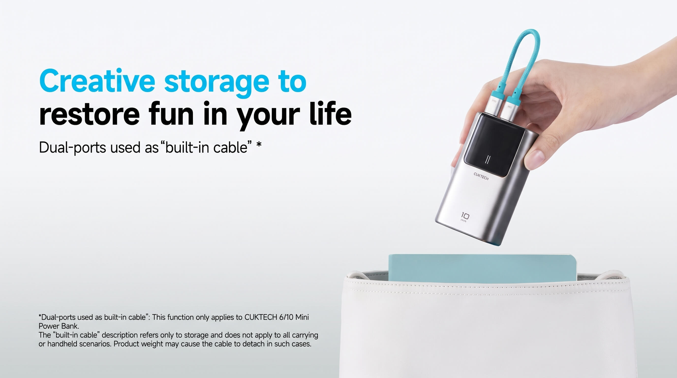 CUKTECH CP Braided 6A Fast Charging Data Cable