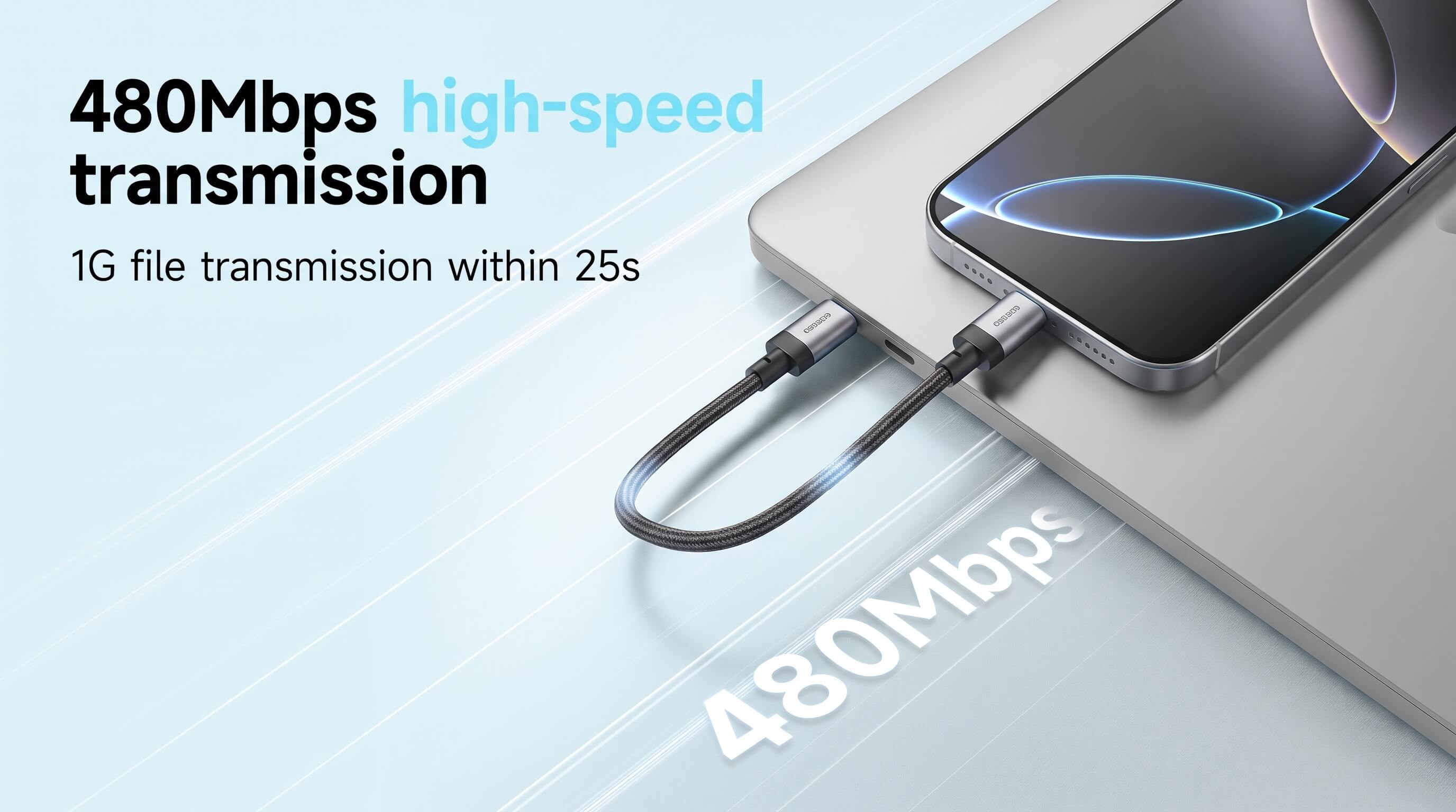 CUKTECH CP Braided 6A Fast Charging Data Cable
