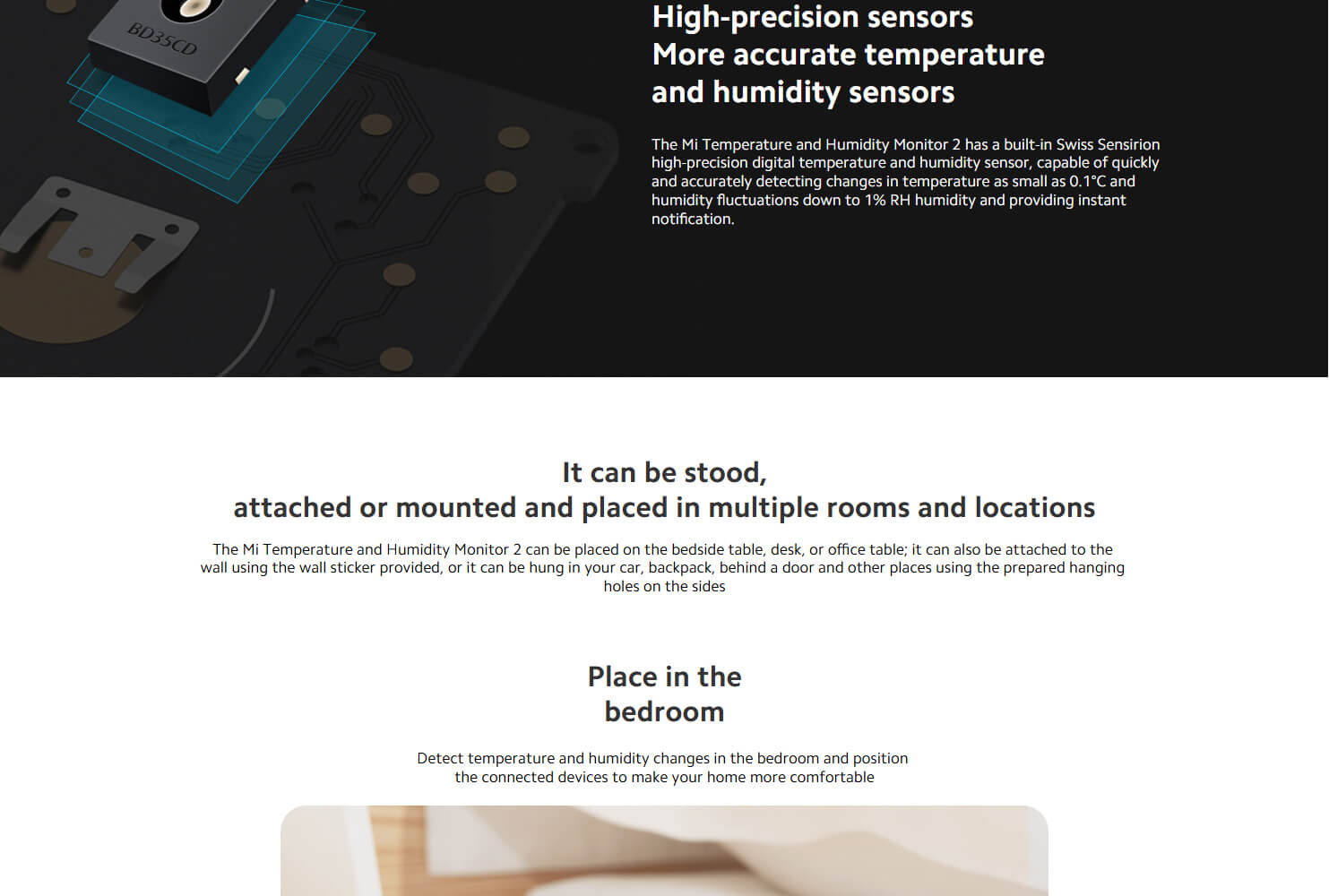 Mi Bluetooth Temperature & Humidity Monitor 2