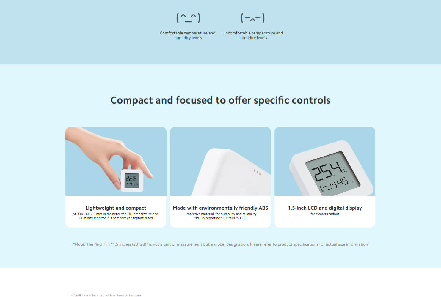 Mi Bluetooth Temperature & Humidity Monitor 2